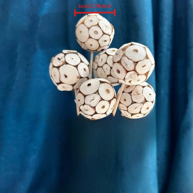 Sola Wood Foraging Ball Set for Parrots