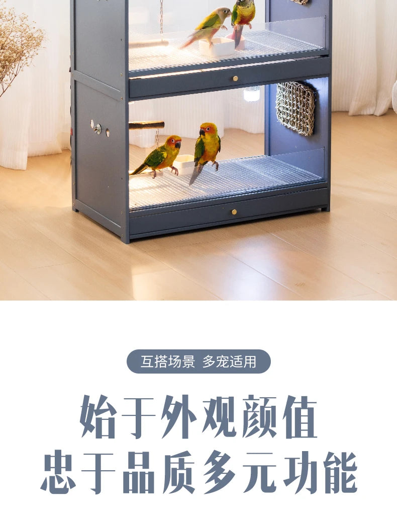 Thermostatic Parrot Breeding Cage