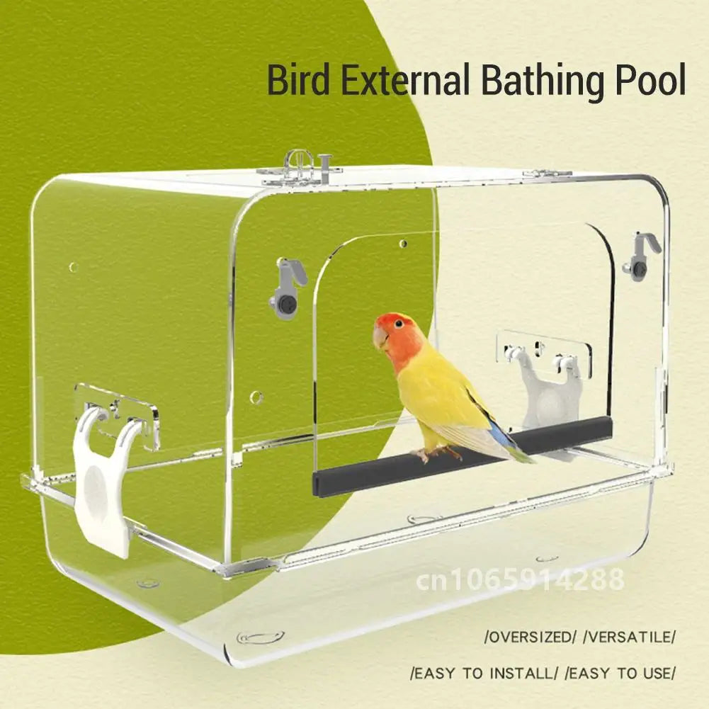 Acrylic Bird Bath Box