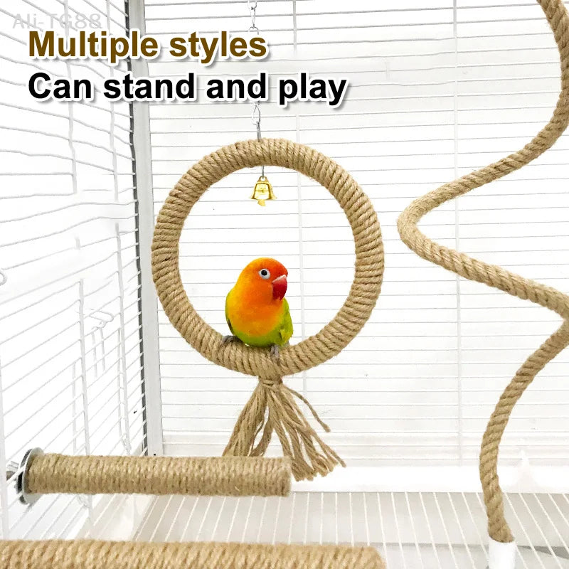 Hemp Rope Training Perch
