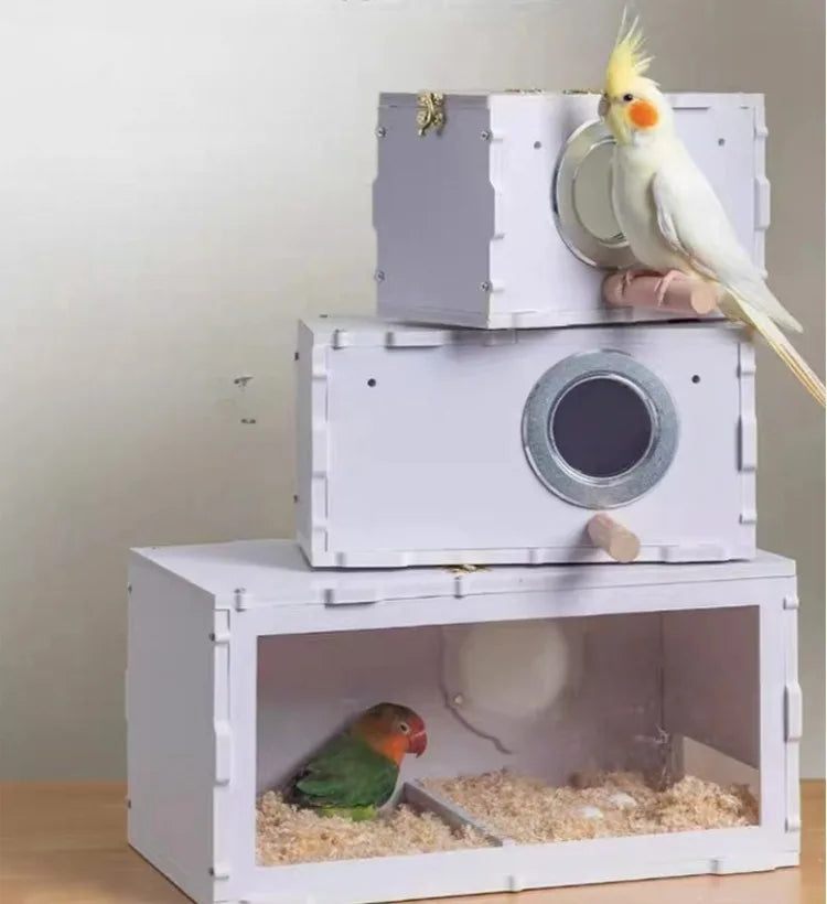 PVC Parrot Breeding Nest Box