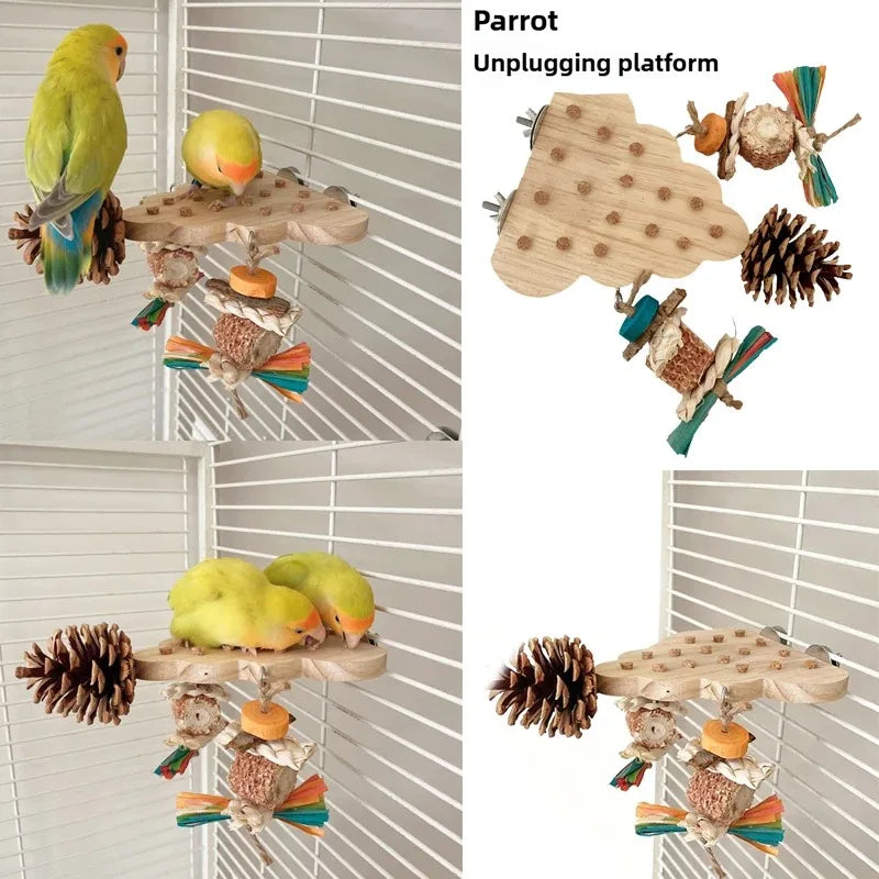 Wooden Beak Grinding Board